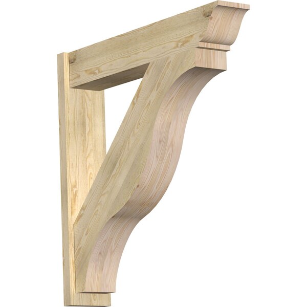 Ekena Millwork Funston Traditional Rough Sawn Outlooker, Douglas Fir, 8"W x 42"D x 42"H OUT08X42X42FST01RDF - main